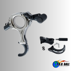 Релиз тригерный (нажимной) TRU Ball Release Abyss Flex Quicksilver
