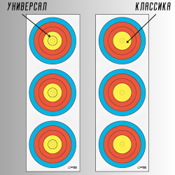 Мишень Sanlida X10 Polyster Target Face (вертикальная)