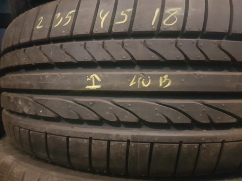 Одна шина 235/45R18 Bridgestone Re050a (Бок ремонт гарантия до полного износа) нов. Сост.