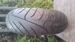 180 55 R17 Bridgestone Battlax BT020r 11.16г.как новая