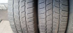 Комплект шин 225 55 R17C Continental VanContactWinter 9мм 19г.22г. 109/107T как новые, пара 6мм