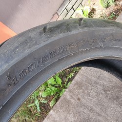 180 55 r17 Dunlop Sportmax D214 21г.прокол.Как новая