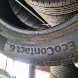 Комплект шин 215 60 R17 Continental EcoContact 6 23г. Остаток 100% как новая
