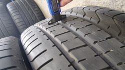 Пара шин 315 35 r21 Pirelli PZero (NO)111Y состояние новой. 95%остаток. Стоит усиленная латка.23г. 22г.