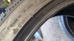 Комплект шин 255 40 R19 Michelin Pilot alpin pa4 7mm. остаток 90%
