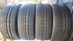 Комплект шин 255 40 R19 Michelin Pilot alpin pa4 7mm. остаток 90%