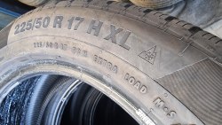 Комплект шин 225 50 R17 Continental WinterContact ts850p conti seal 20-22г. остаток 85%