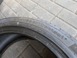 Пара шин 245 40 r20 Continental ContiSportContact 5 7mm.90%остаток 17г-23г.