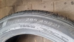 285 45 r21 Hankook Ventus s1 evo3 suv 06.20г. 5.5мм