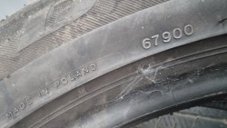 275 45 r20 Bridgestone Dueler H/P sport остаток 90% 6.5mm 110w