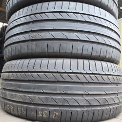 Комплект шин 235 45 R20 Continental ContiSportContact 5 SUV пара22г, пара б.г остаток 6.7мм-7.2мм