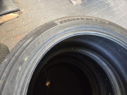 Пара шин 235 45 R20 Continental ContiSportContact 5 SUV 22-23г остаток 95%