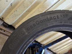 Комплект шин 225 55 R18 Continental ContiCrossContact LX2 21г. Остаток 70%