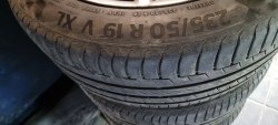 Комплект шин 235 50 R19 Continental Premium contact 6 23г. Сост.95% 6.5mm