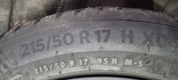 Пара шин 215 50 r17 Continental WinterContact TS870p 6.5mm 21г.
