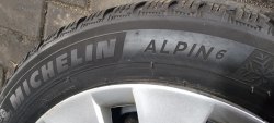 Комплект шин 205 55 r16 Michelin Alpin 6 90% остаток 7мм+- косм