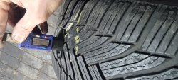 Комплект шин 225 55 r17 Michelin Alpin 6 21г.пара 7.5mm. 19г.6мм
