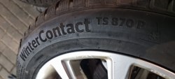 Комплект шин 225 55 r18 Continental WinterContact TS870p 21г. Пара нов. Пара7мм