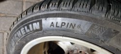 Комплект шин 215 55 r17 Michelin Alpin 6 5.5-7мм 85%остаток 21г.