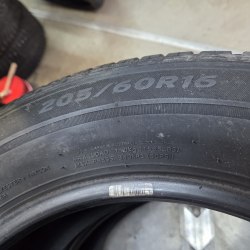 Пара шин 205 60 R16 Hankook Kinergy 4s2 4 seasons 20г. Остаток 5.5мм