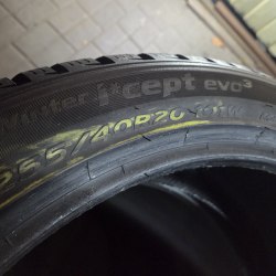Пара шин 255 40 r20 Hankook Winter icept evo 3 23г. 99%остаток косм. Борт