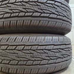 Комплект шин 215 65 r16 Continental ContiCrossContact LX2 18г. Остаток 99% 8mm