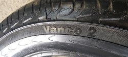235 60 r17c Continental Vanco 2 117/115R 99.9%остаток,9.3мм б.г.