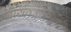 Пара шин 225 75 r16c Continental VanContact 4Season new4419. 99.9% остаток 121/120R. 575kpa