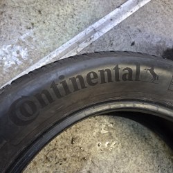 Комплект шин 225 55 R18 Continental All Season Contact AO 19-23г остаток 6.5мм-8мм