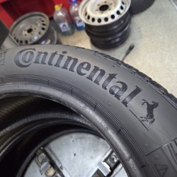 Пара шин 195 55 R16 Continental All Season Contact 45н.24г. Сост нового. Латка