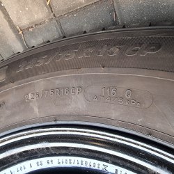 225 75 r16C Michelin Agilis camping 5023г. Остаток 8+мм