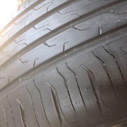 Пара шин 235 55 r18 Continental EcoContact 6 21г. 95%остаток 6мм