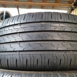 Комплект шин 235 55 r18 Continental EcoContact 6 21г. 90-95%остаток 6.3мм. 5.7мм