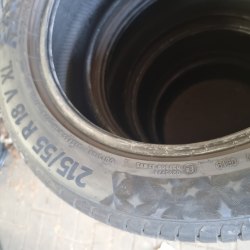 Комплект шин 215 55 r18 Continental PremiumContact6 7mm. 95%остаток