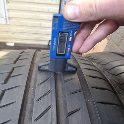 Комплект шин 215 55 r18 Continental PremiumContact6 7mm. 95%остаток