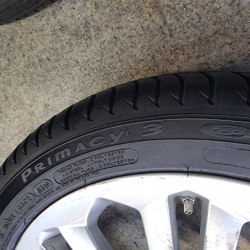 225 45 r17 Michelin Primacy 3 zp rsc 0319г. 7мм95%остаток