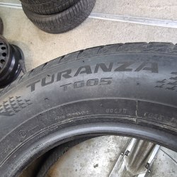 225 60 r16 Bridgestone Turanza T005 99.9%остаток 7.5мм 18г.