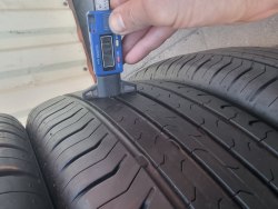 Комплект шин 215 60 r17 Continental ContiEcoContact 6 17г. 7.5мм 6.5mm 90%остаток