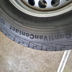 Пара шин 225 75 r16c Continental ContiVanContact 100 25г. 99.9%остаток