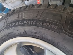 225 75 r16c Michelin CrossClimateCamping 7.5mm 95% остаток 24г