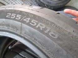 Пара шин 255 45 r18 Hankook Ventus s1 evo 3 ☆ 5.5мм