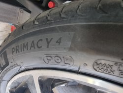 245 45 r19 Michelin Primacy 4 POL параллон acoustic 6,8мм 90%остаток корд. Латка
