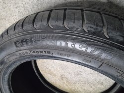 Пара шин 255 45 r18 Goodyear EfficientGrip AO 7.7mm 4415г.Остаток 98%
