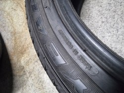 Пара шин 255 45 r18 Goodyear EfficientGrip AO 7.7mm 4415г.Остаток 98%