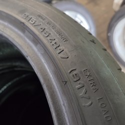 Пара шин 215 45 R17 Dunlop Sport Maxx rt2 18г. Остаток 6.5мм