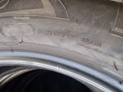 Комплект шин 205 55 r17 Michelin Primacy 3 MO 18g. 5.3mm 85%остаток