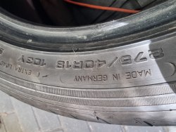 Пара шин 275 40 r18 Goodyear Eagle F1 assimetric 3 ☆ 5.2mm 85%остаток