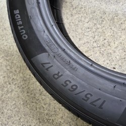Комплект шин 175 65 R17 Michelin E primacy 22-23г. Остаток 98% 6.3-6.8мм