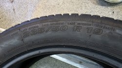 Комплект шин 235 50 R19 Michelin Latitude sport 3 accustic VOL 24г Остаток 95% минск