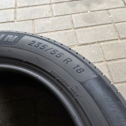 Пара шин 235 55 R18 Michelin Primacy 4 VOL 21г. Остаток 95% 6.3мм